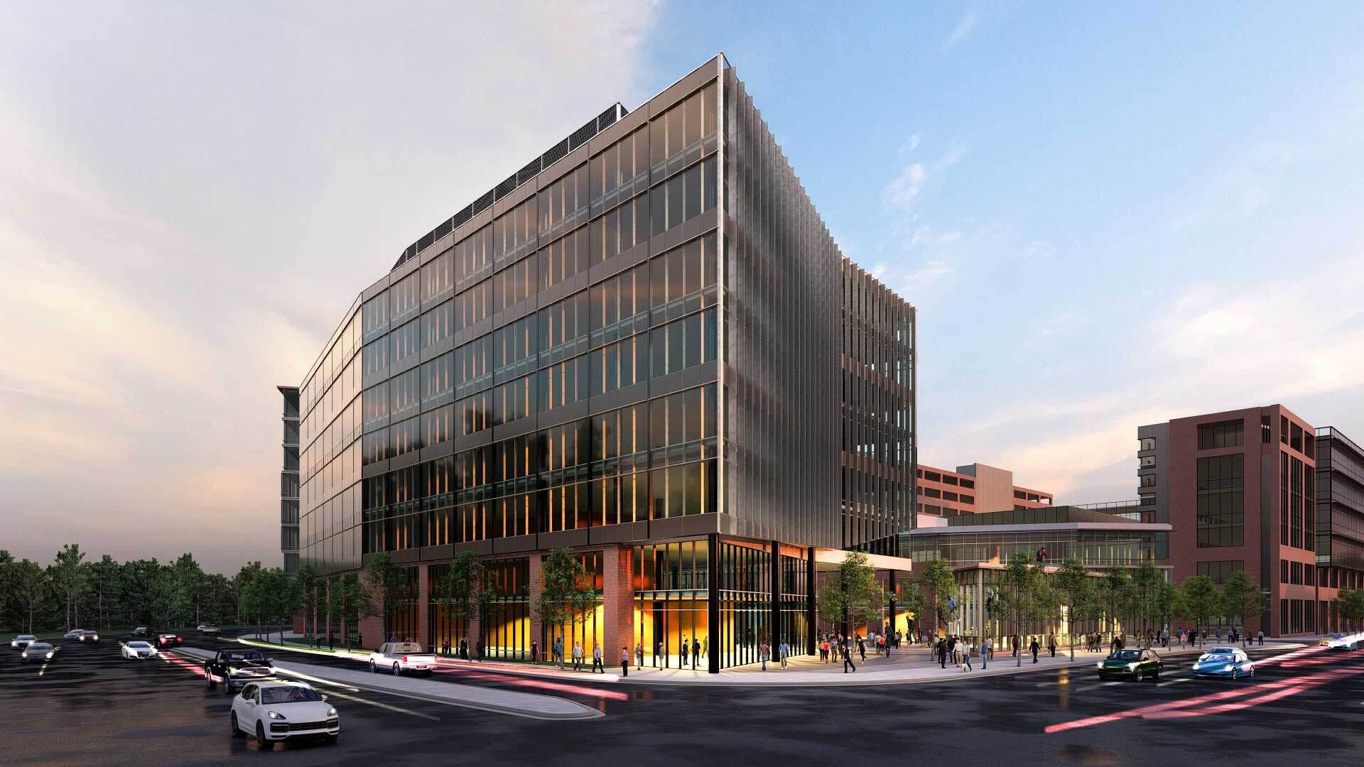 rendering of new development