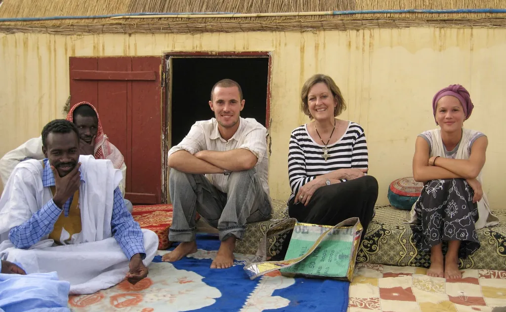 Jody Olsen with volunteers and friends in Senegal