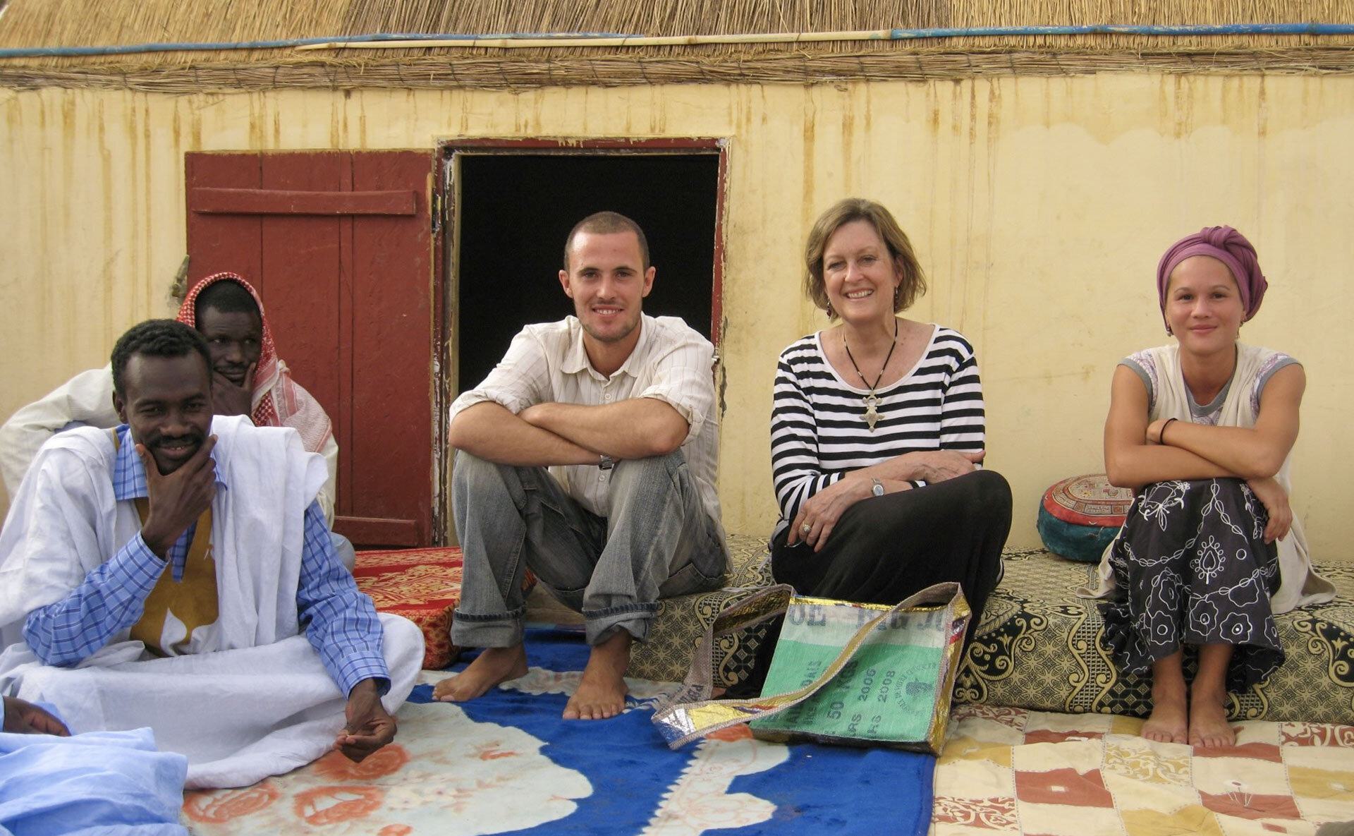 Jody Olsen with volunteers and friends in Senegal