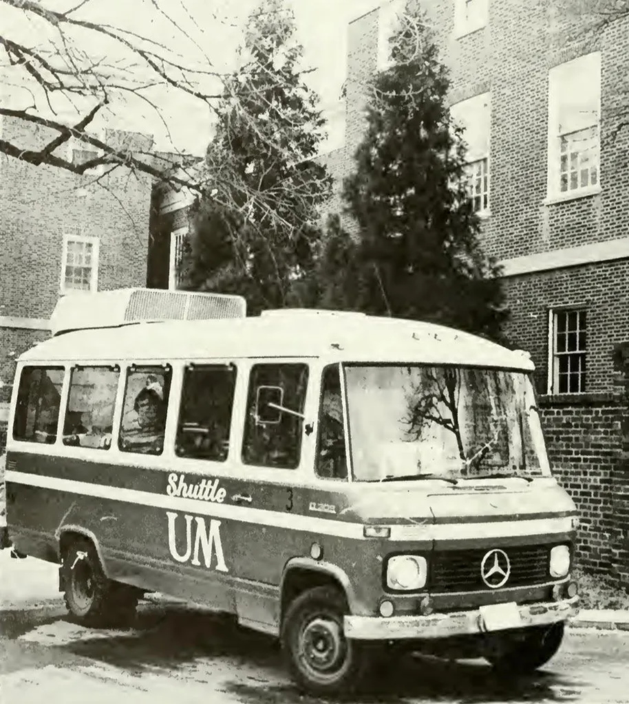 archival photo of Shuttle-UM