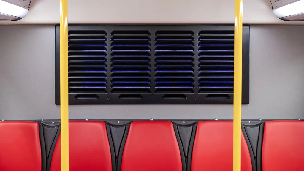 vent at back of Shuttle-UM bus