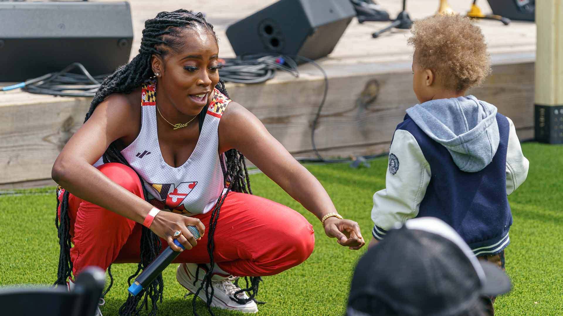 Rapper O-Slice performs