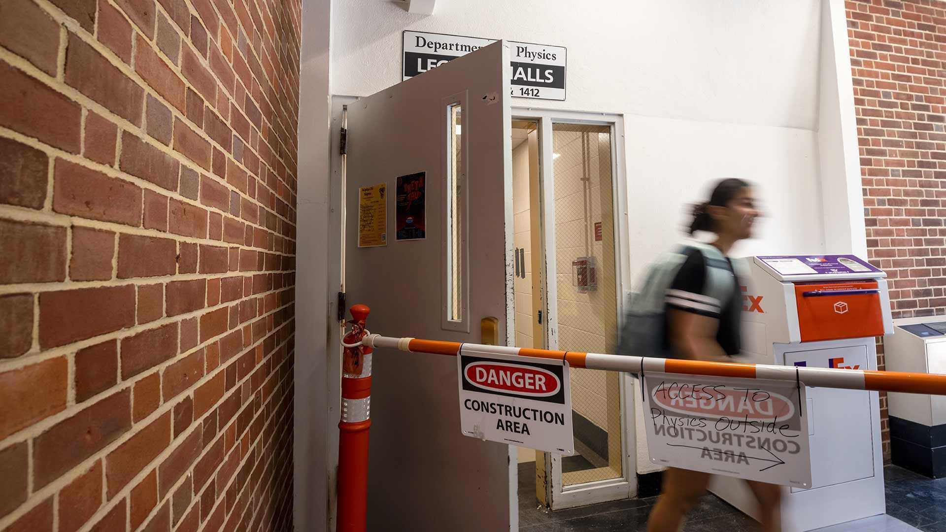 Toll Lecture Hall construction