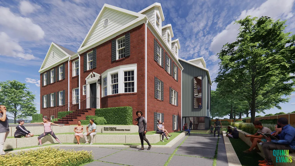 Evans Scholars house rendering
