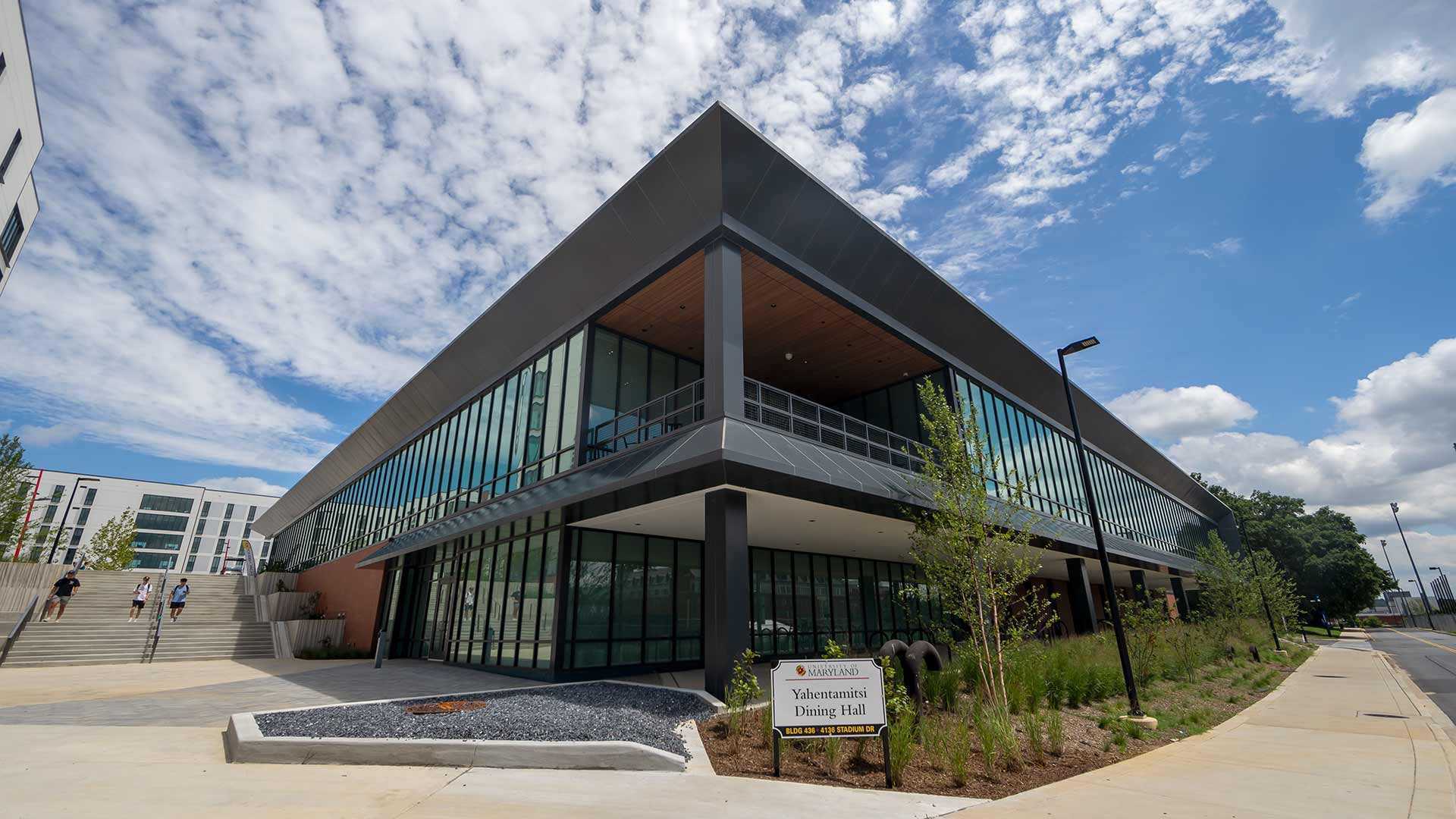 Exterior of Yahentamitsi dining hall