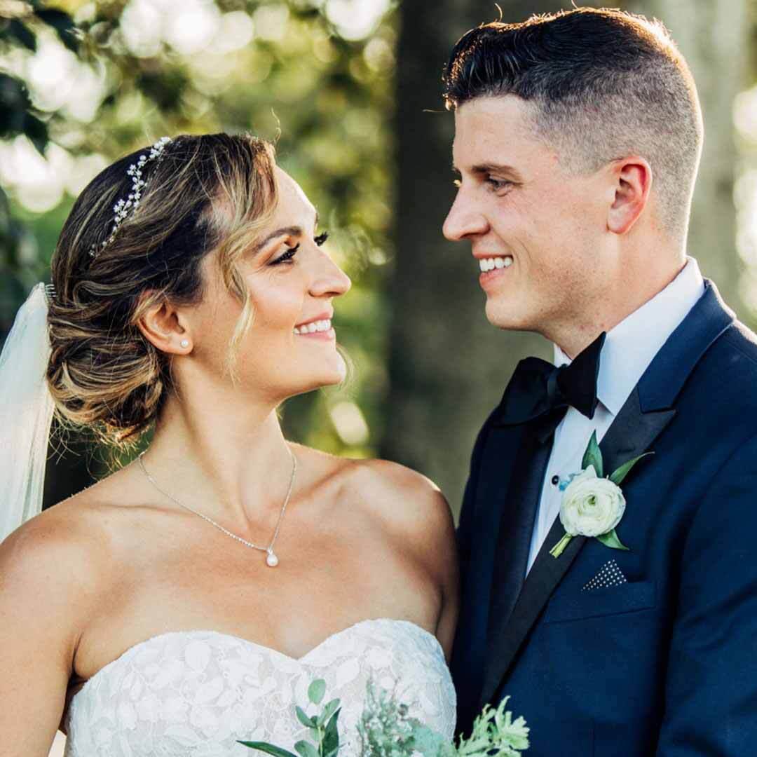 Wedding photo of Joe Danczuk ’15 and Christina Germano Danczuk ’15