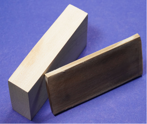 two blocks of wood