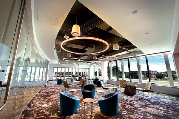 Reading room and terrace