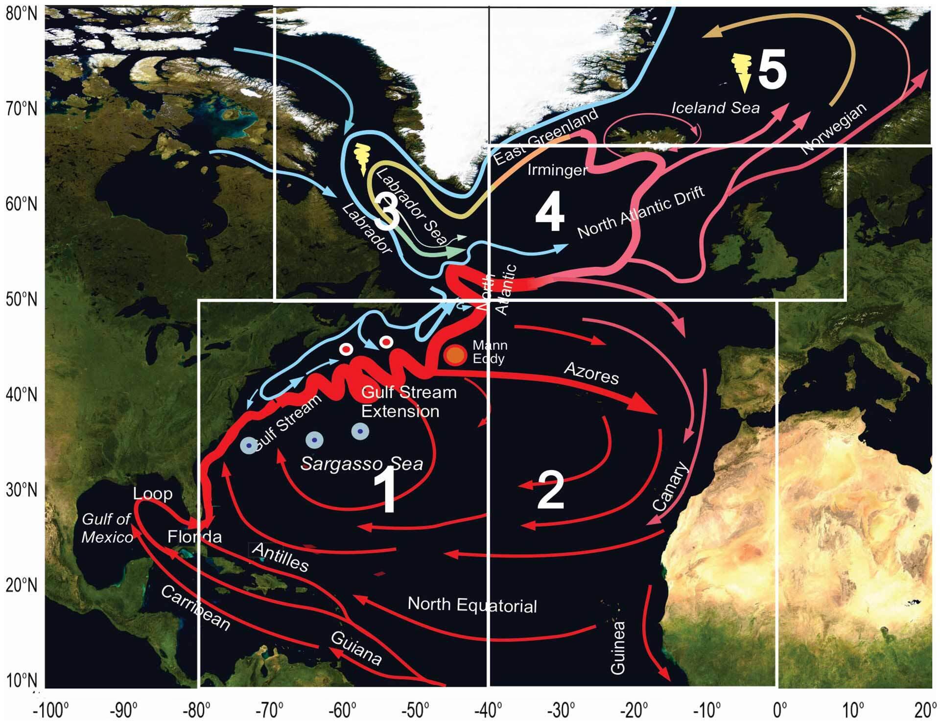 map of ocean currents