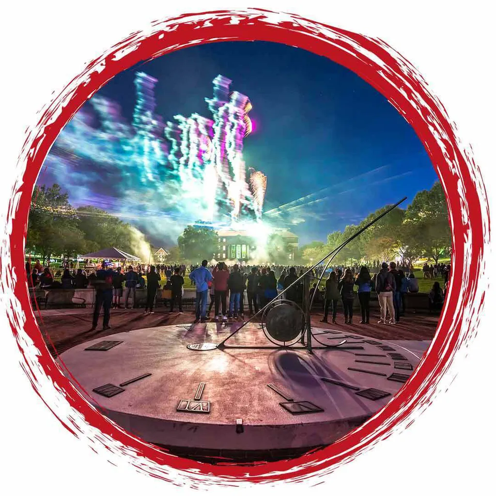 Fireworks on McKeldin Mall