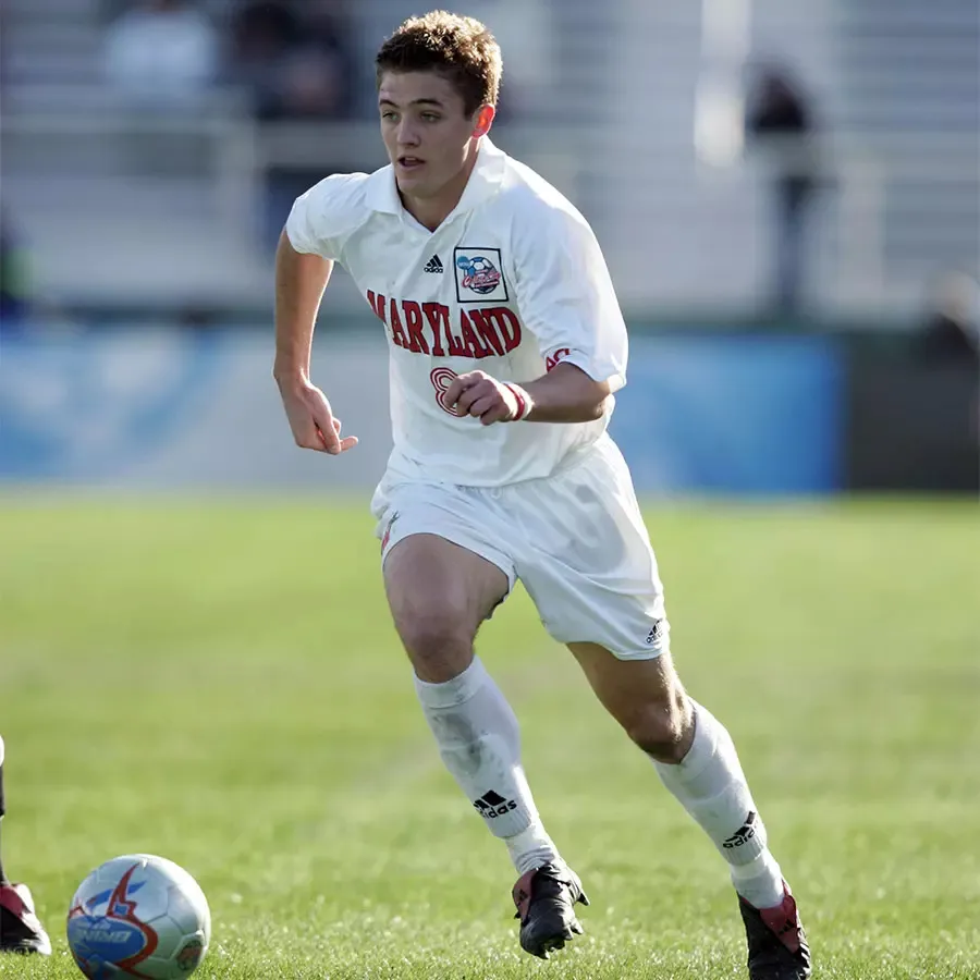 Robbie Rogers in a Maryland jersey
