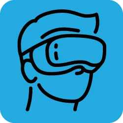 VR goggles icon