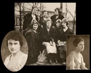 5 T10 First Female students 1916
