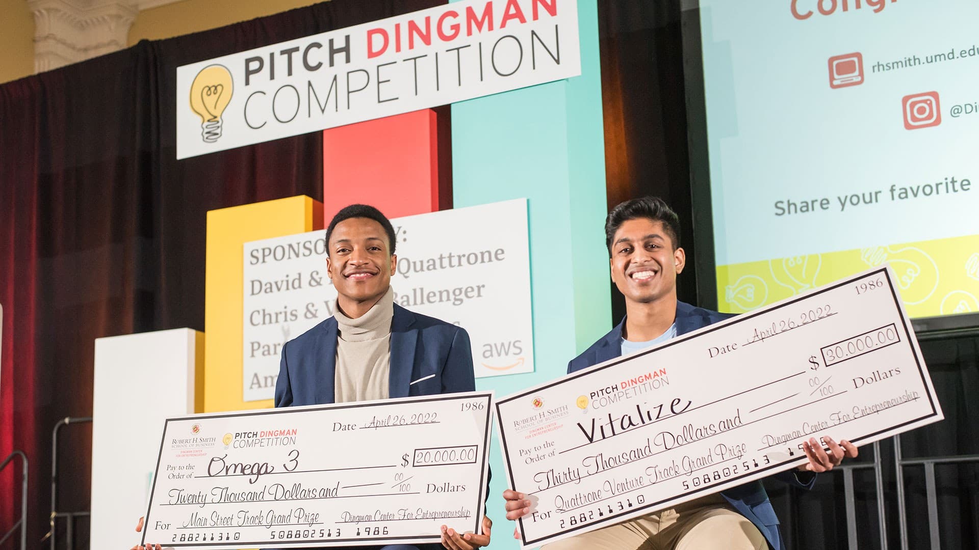 Pitch Dingman Competition winners