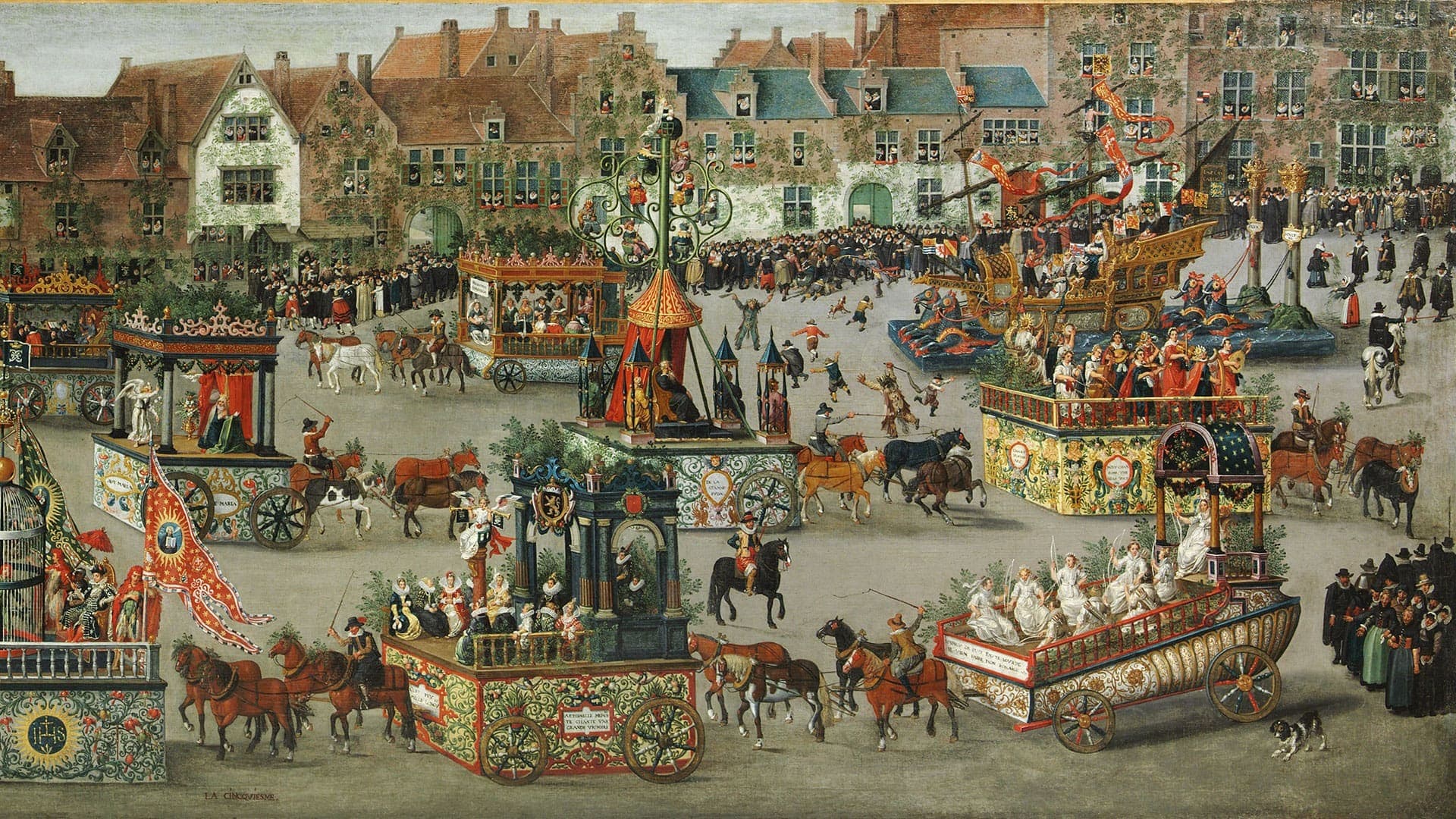 Denis van Alsloot The Ommeganck in Brussels on 31 May 1615 The Triumph of Archduchess Isabella min
