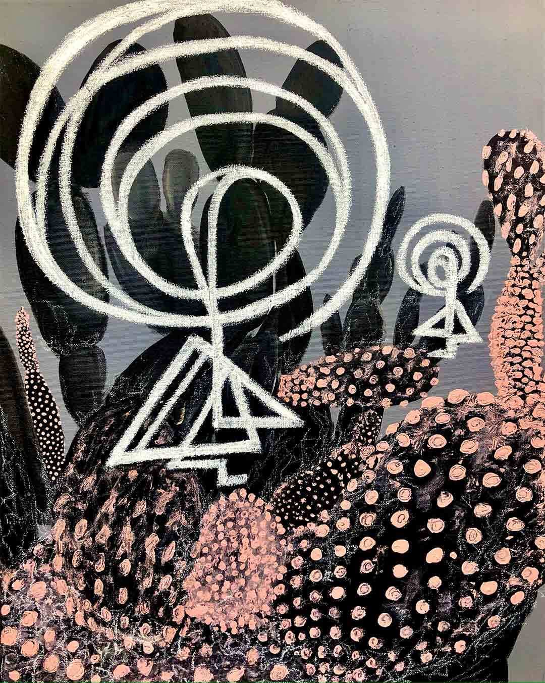 Sasha-Loriene McClain abstract painting