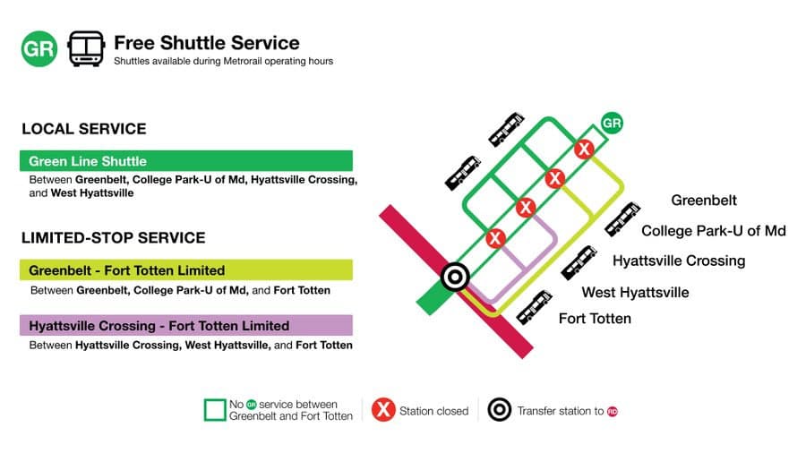 DC Metro map