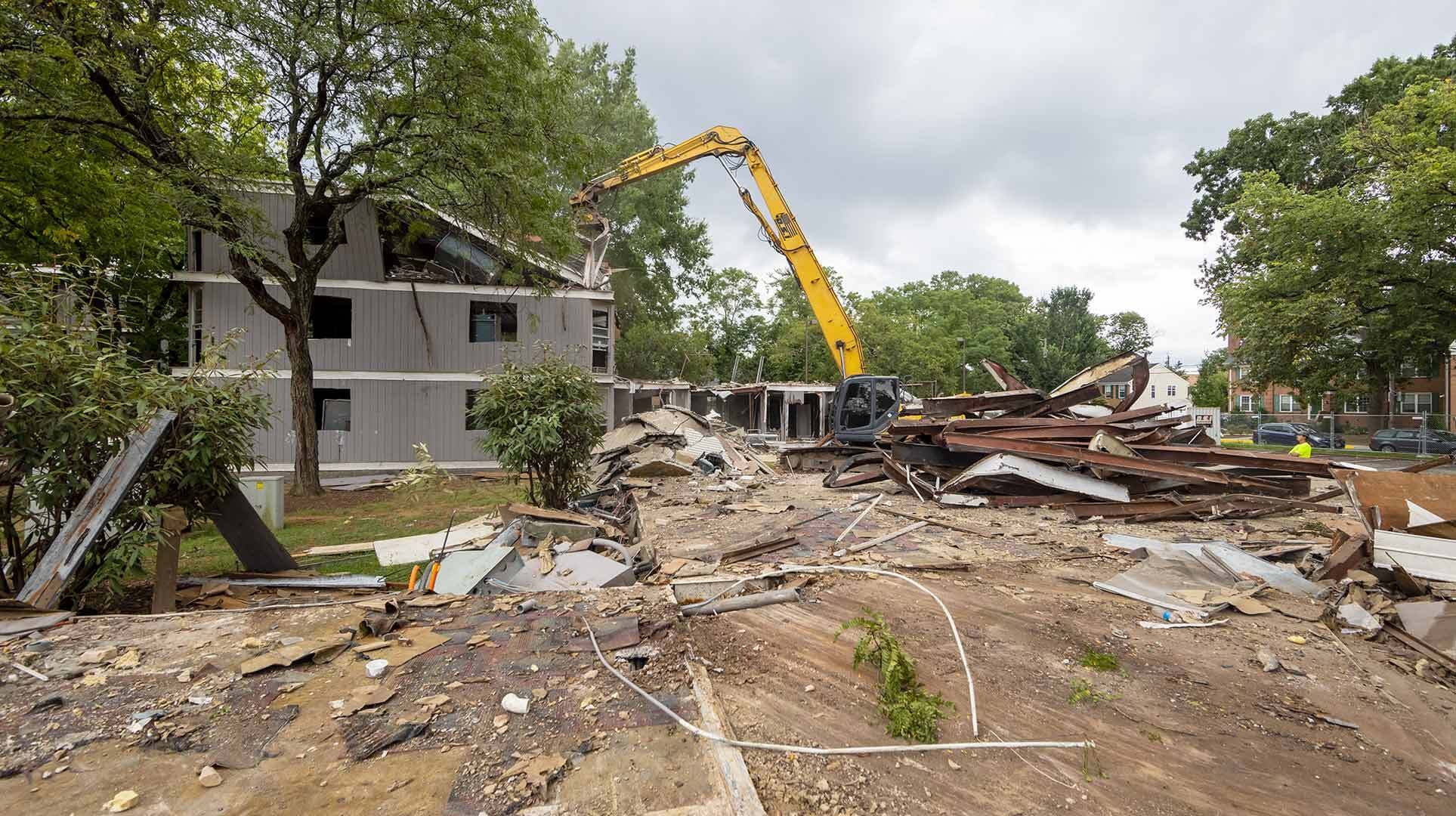 Demolition at Old Leonardtown