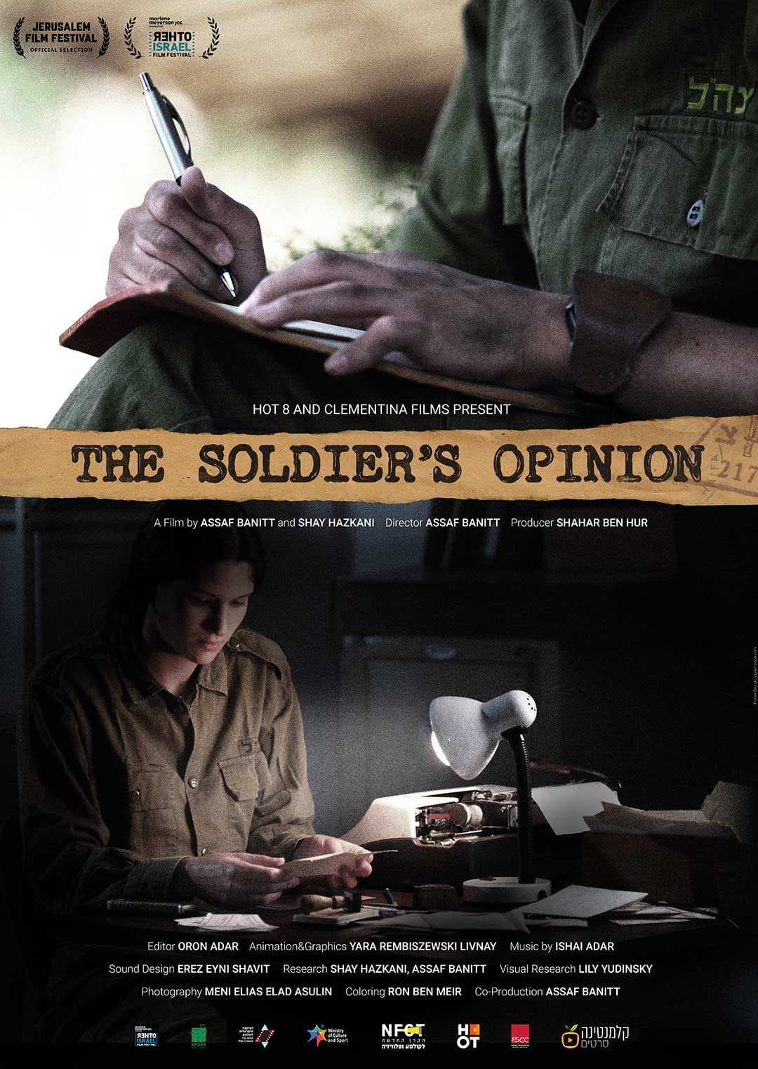 "The Soldier's Opinion" poster