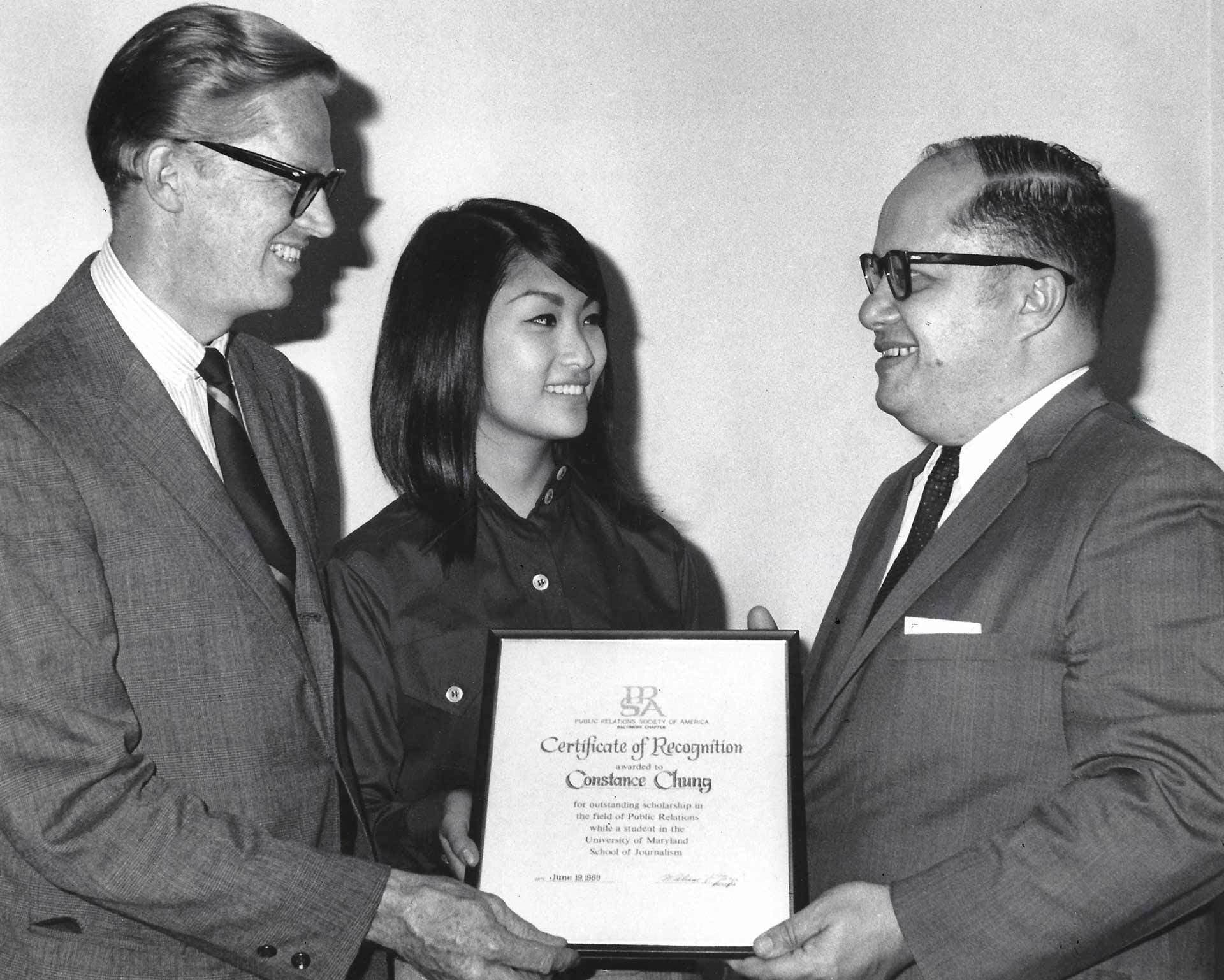 Hiebert and Connie Chung