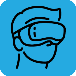 VR goggles icon