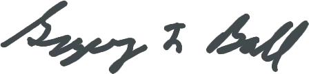 Gregory F Ball signature